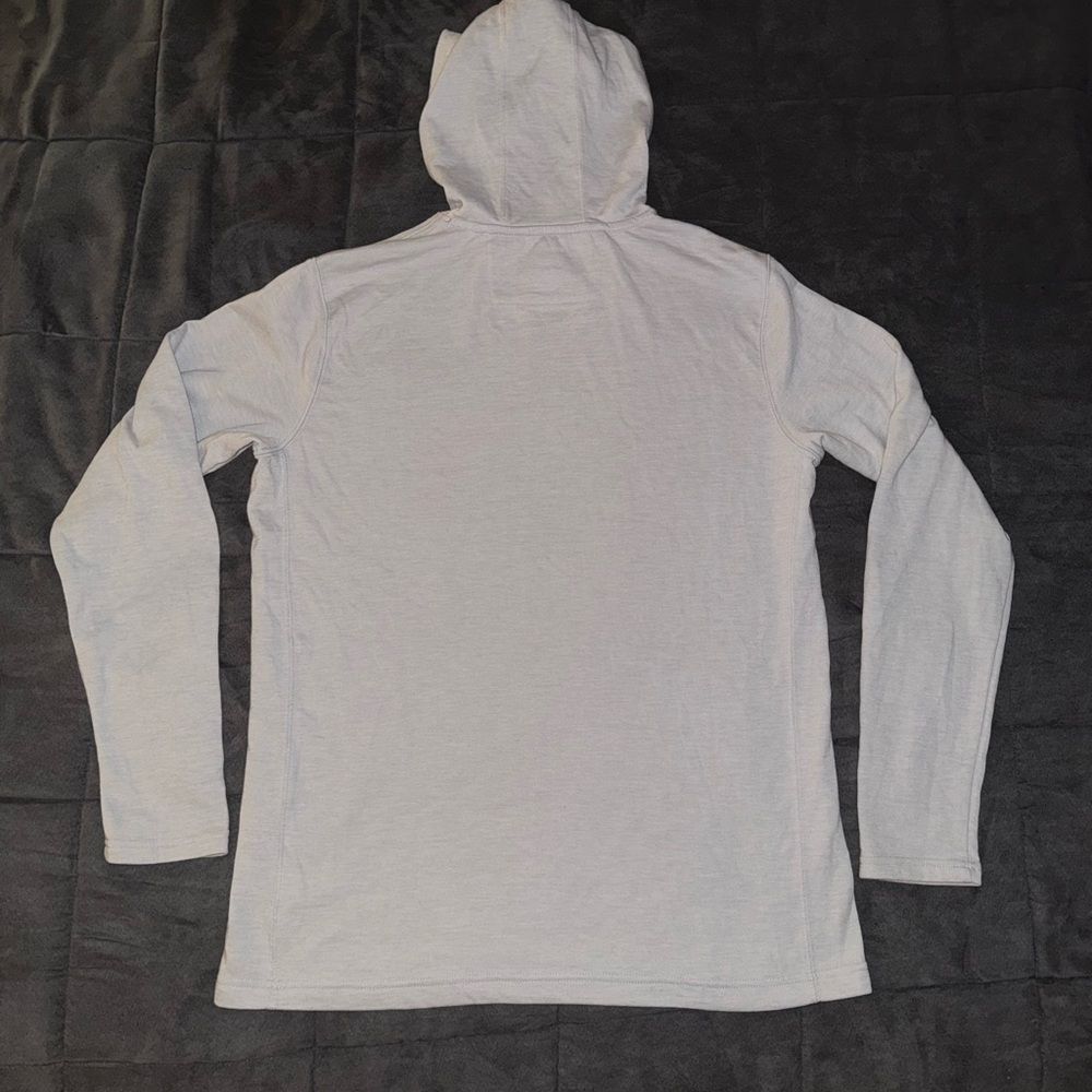 Free Country Men's Light Gray Hooded Sweater Size Small - Picture 6 of 6
